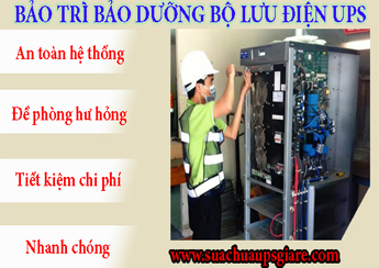 Bảo trì bảo dưỡng bộ lưu điện UPS