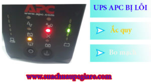 Bộ lưu điện UPS APC bị lỗi và cách khắc phục