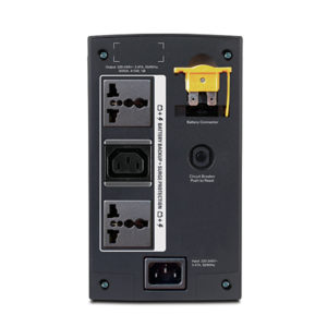 Bộ lưu điện UPS APC BX800LI-MS mặt sau