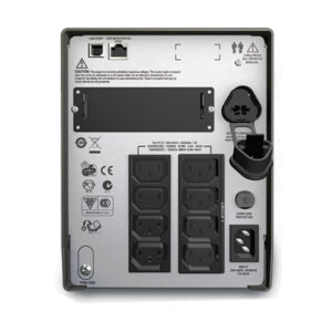 Bộ lưu điện ups apc smt1500i mặt sau